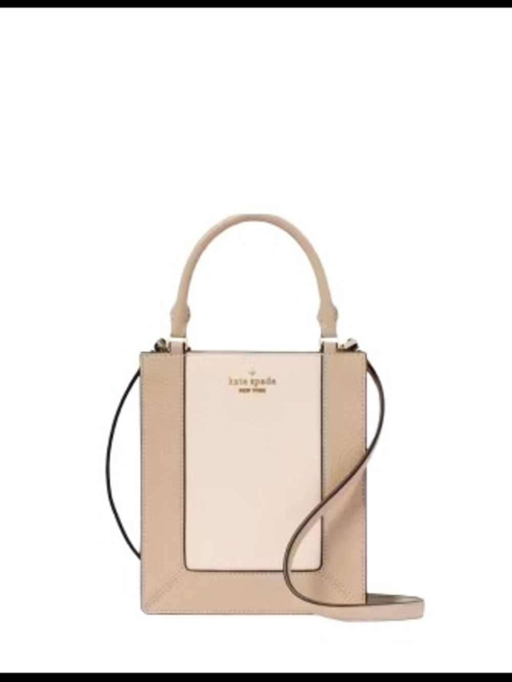 Kate Spade New York Lena Colorblock Mini Tote In White Sand